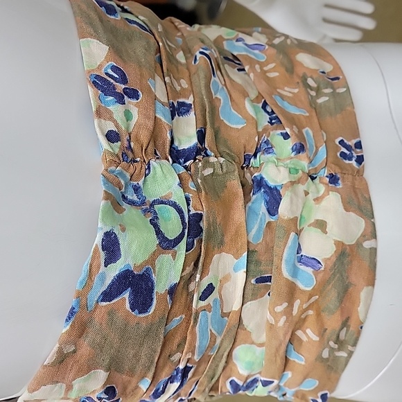 Wilfred Linen strapless Fatale Top Aritzia Sizs 10 - Picture 4 of 9